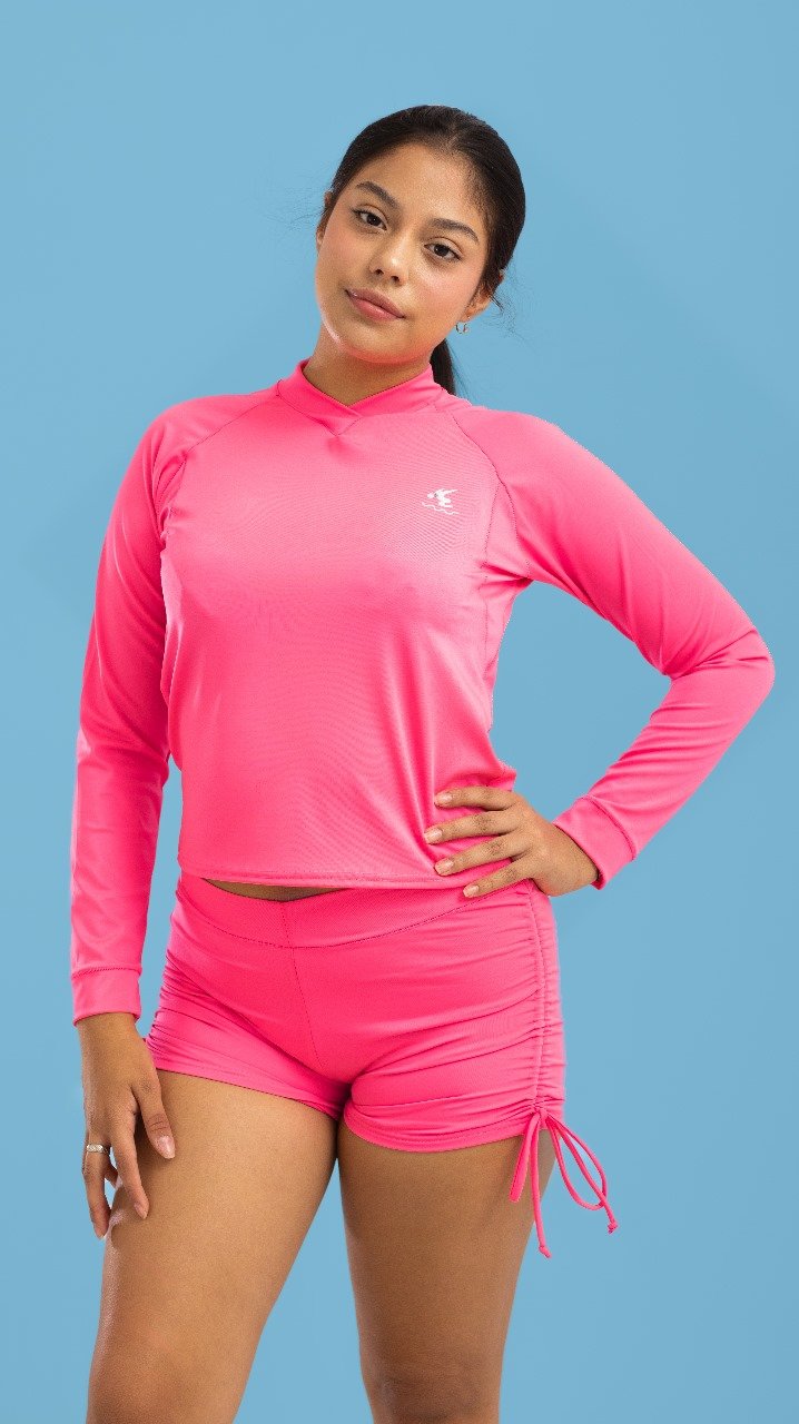 Vestido de baño short y buzo