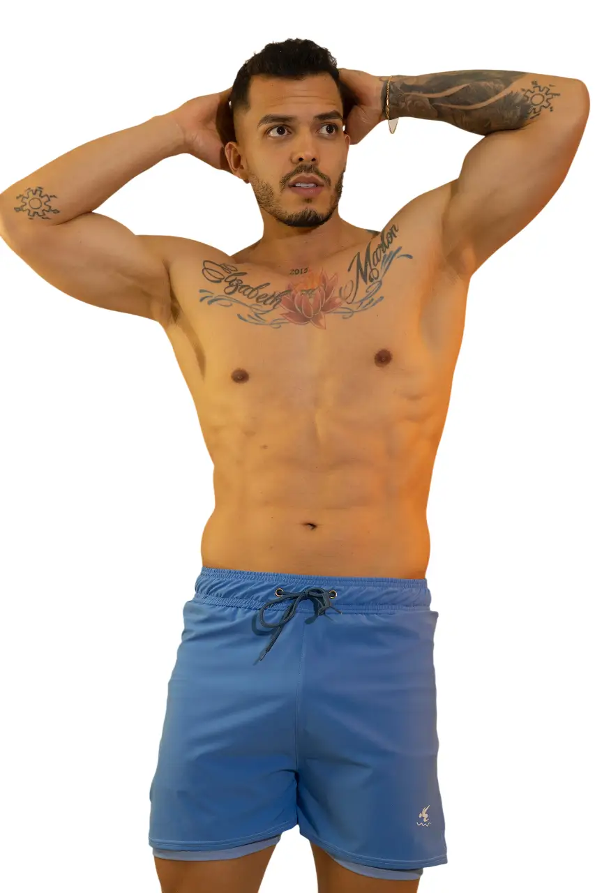 Pantaloneta náutica hombre Pantaloneta de baño náutica